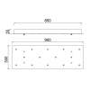 Потолочное основание Mantra Modular Light Florones 9391
