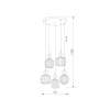 Подвесной светильник TK Lighting 11043 Sophia Cognac a071826