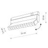 Трековый магнитный светильник Nowodvorski Focus Led White 11634