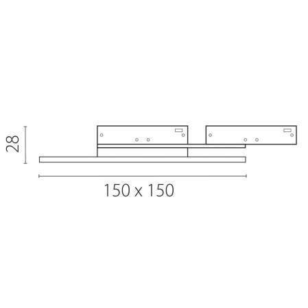Светильник отраженного света 24V 5W 200° 4000K, медь Linea Lightstar 236141Q