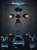 Потолочная люстра Seven Fires Berat WD3525/3C-BK-CR-BK