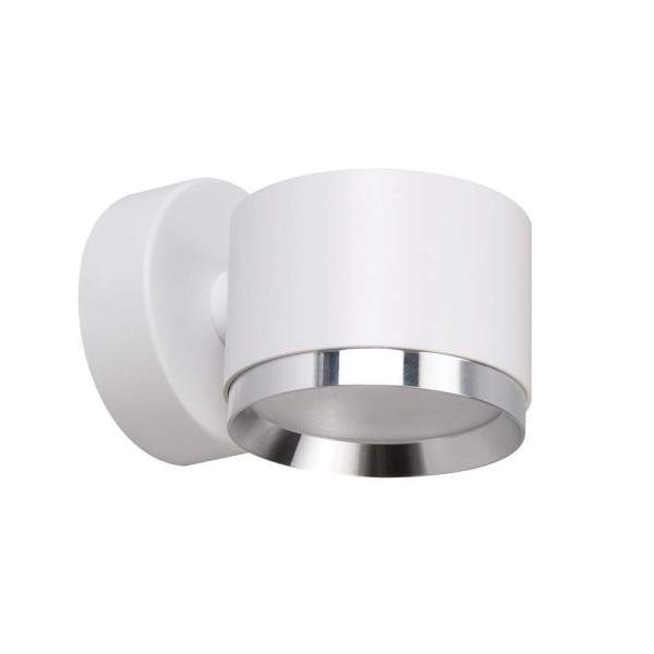 Светильник настенный Feron HL4598 Barrel DUET 12W, 230V,GX53, белый + хром IP20