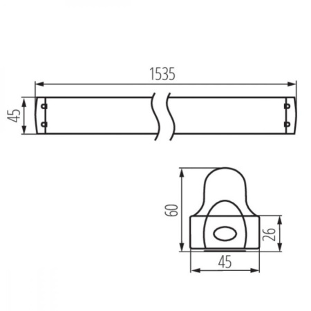 Гибкий неон Arlight 10W/m 120LED/m 2835SMD дневной белый 5M Moonlight-5000S-Side-2835-120-24V Day 026362