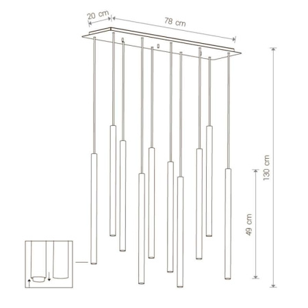 Потолочная люстра Luminex Candela 8923