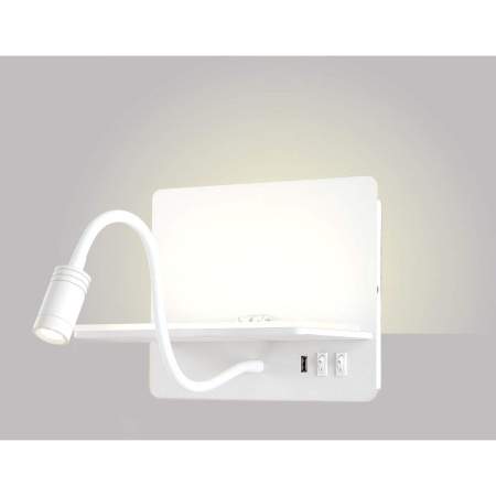 Бра Crystal Lux DUO AP9W LED WH