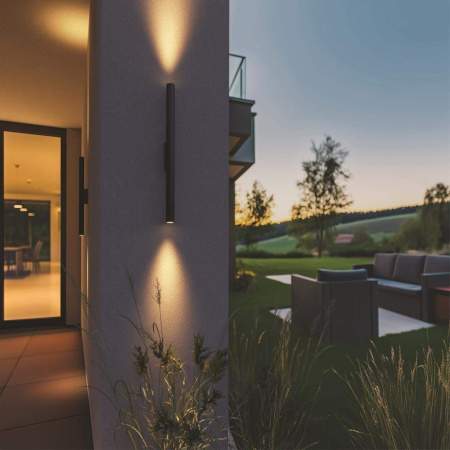 Уличный настенный светодиодный светильник Odeon Light Nature Tubus 7105/6WL