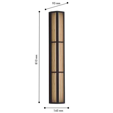 Уличный настенный светильник Favourite Trellis 4824-3W
