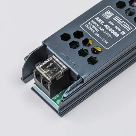 Тросовая система 5м и блок питания на 60W (max мощность ленты 11W/метр) Corda Lightstar (418005+418990+424060) 60CORDA5