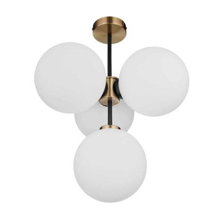 Потолочная люстра 33 ИДЕИ CHN800S.04.17ABL.ASB-S32WH