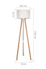 Торшер Toplight Posy TL1617S-01PN