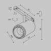 Трековый светильник Maytoni Technical EXILITY X Focus Zoom TR244-12W4K-B