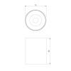 Потолочный светодиодный светильник Elektrostandard Primo 25116/LED a069415