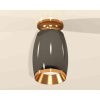 Комплект накладного светильника Ambrella light Techno Spot XS1123043 DCH/PYG черный хром/золото желтое полированное (N6905, C1123, N7034)