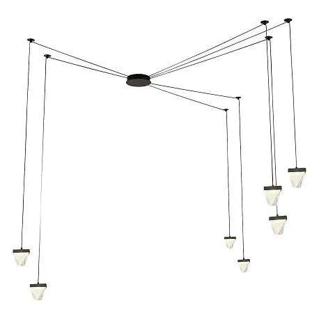 Подвесная светодиодная люстра Lussole Loft Littlerock LSP-7096