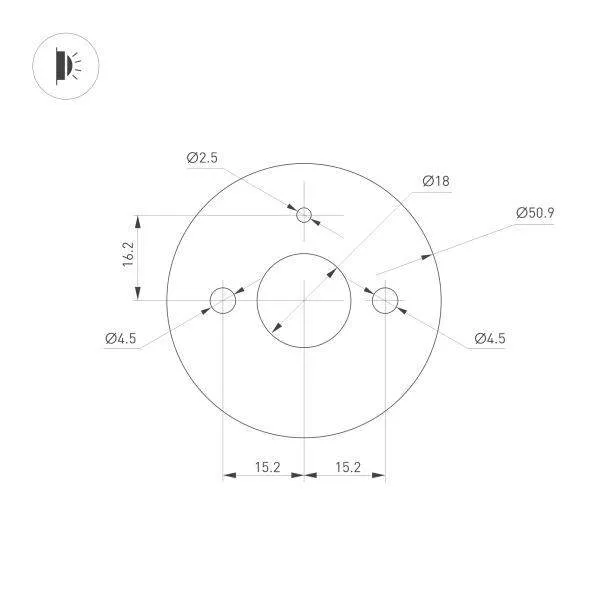 Настенный светодиодный светильник Arlight Sp-Vinci-S900x55-10W Day4000 033550