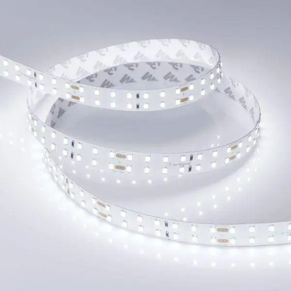 Светодиодная лента Arlight 20W/m 196LED/m 2835SMD холодный белый 5M 019089(2)
