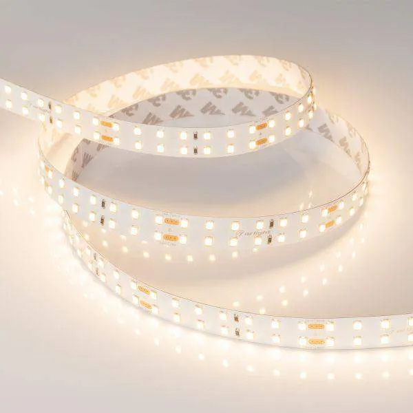 Светодиодная лента Arlight 20W/m 196LED/m 2835SMD теплый белый 5M 019091(2)
