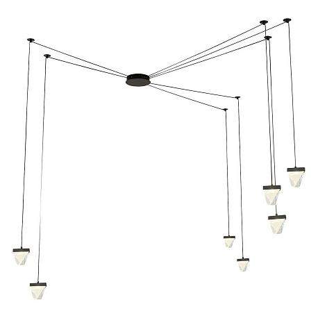 Подвесная светодиодная люстра Lussole Loft Littlerock LSP-7096