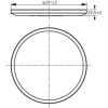 Потолочный светодиодный светильник WiZ Super Slim 929002685101