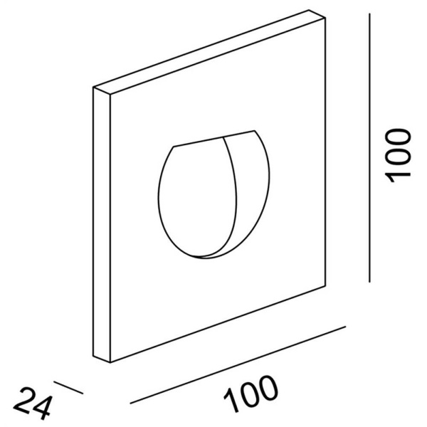 Плафон для встраиваемого светильника Deko-Light Light Base 930424