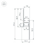 Профиль встраиваемый Arlight Plintus-Fantom-Bent-H20-Side-2000 White 043674