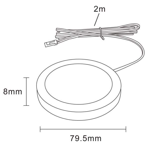 Светильник накладной мебельный 12V Mobiled Lightstar 036540