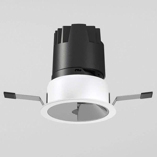 Встраиваемый светодиодный светильник Elektrostandard Inline 25090/LED 10W 3000K белый/хром a064612