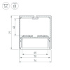 Профиль Arlight  SL-Line-7477-2000 Black 029939