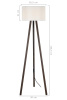 Торшер Toplight Posy TL1617S-01WG