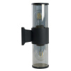 Светильник садово-парковый Feron DH1302, на стену вверх/вниз, E27 230V, черный 51331