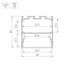 Профиль Arlight Line-S-5050-2000 Black 041839