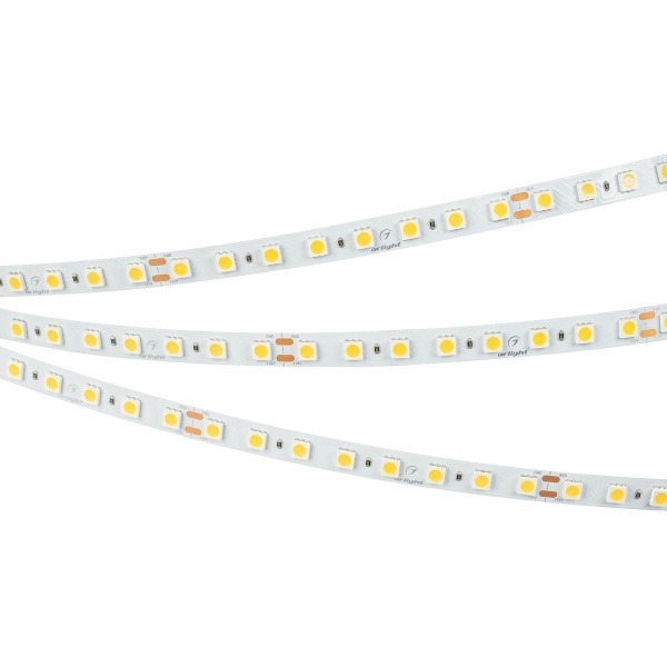 Светодиодная лента Arlight 11W/m 80Led/m 5060SMD теплый белый 5M UL-B80-10mm 24V Warm3500 041375