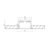 Профиль встраиваемый DesignLed LE.6332-R 010358