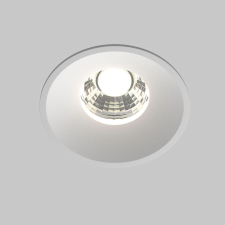 Встраиваемый светодиодный светильник Maytoni Technical Round DL058-12W-DTW-W
