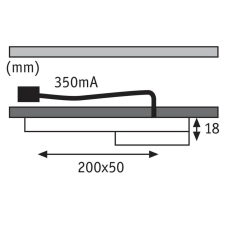 Мебельный светодиодный светильник Paulmann Micro Line Led Setup 93567
