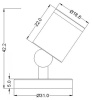 Точечный светодиодный светильник Deko-Light Herculis Magnetic 688028