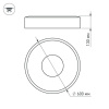 Потолочный светодиодный светильник Arlight SP-Tor-Ring-Surface-R600-42W Warm3000 022137(1)