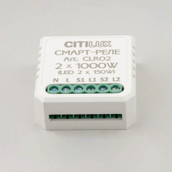 Смарт-реле Citilux 2-х канальное CLR02 Smart Relay