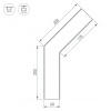 Коннектор угловой Arlight SL-Line-6070-135 030138
