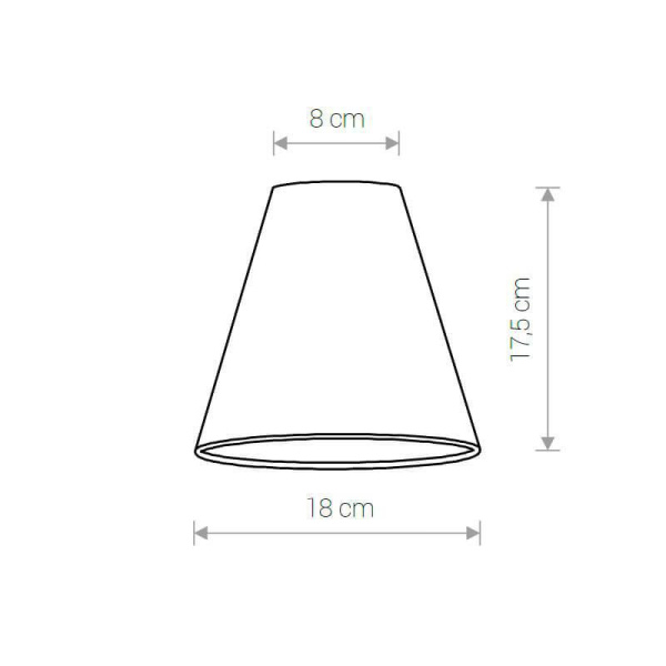 Абажур Nowodvorski Cameleon Cone S 8502