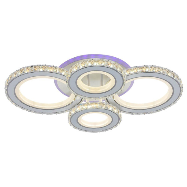 Потолочная светодиодная люстра Profit Light 8061/2+2 WHT