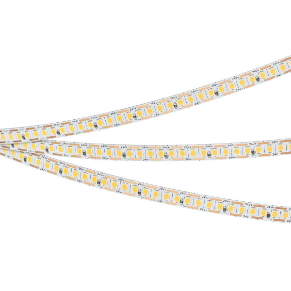 Светодиодная лента Arlight 6W/m 200Led/m 2835SMD теплый белый 5M RT-A200-8mm 24V Warm3000-CX1 046941