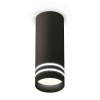 Комплект накладного светильника Ambrella light Techno Spot XS7443013 SBK/FR черный песок/белый матовый (C7443, N7142)