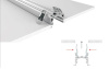 Профиль с рассеивателем Arlight S2-LINIA94-F-2500 ANOD+OPAL 021178