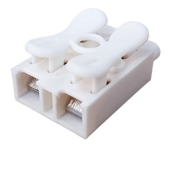 Клемма двухпроводная (200 шт.) truEnergy Connect 250V, 6A 23522