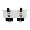 Встраиваемый светодиодный светильник Arlight CL-Kardan-S180x102-2x9W Warm 024130