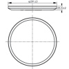 Потолочный светодиодный светильник WiZ Super Slim 929002685201