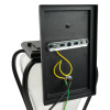 Светильник садово-парковый Feron PL741 на стену вниз 60W E27 230V, черный 51274