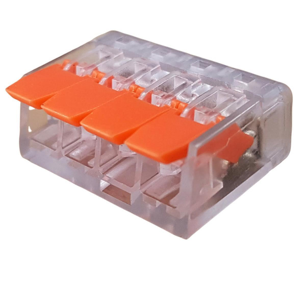 Клемма четырехконтактная с 1 коммутируемой линией (100 шт.) truEnergy Connect 450V, 32A 23525