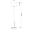 Торшер Milosh Tendence KIZZI 0912FL-1BK